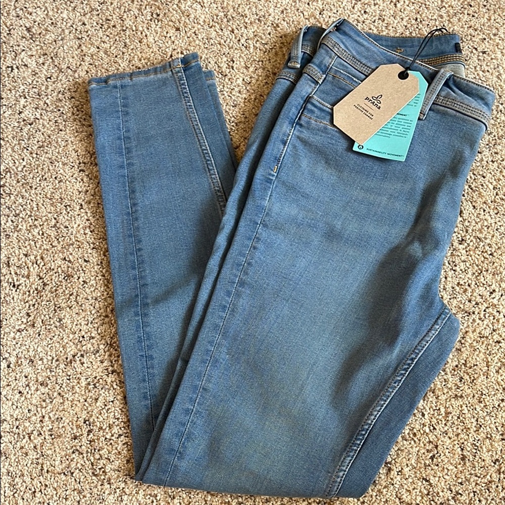 Prana Blue Soma Skinny Jeans with Sleek Fit 12
